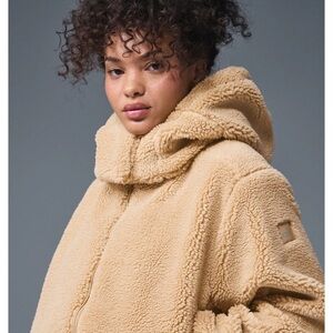 ALO Yoga Tan Teddy Jacket
